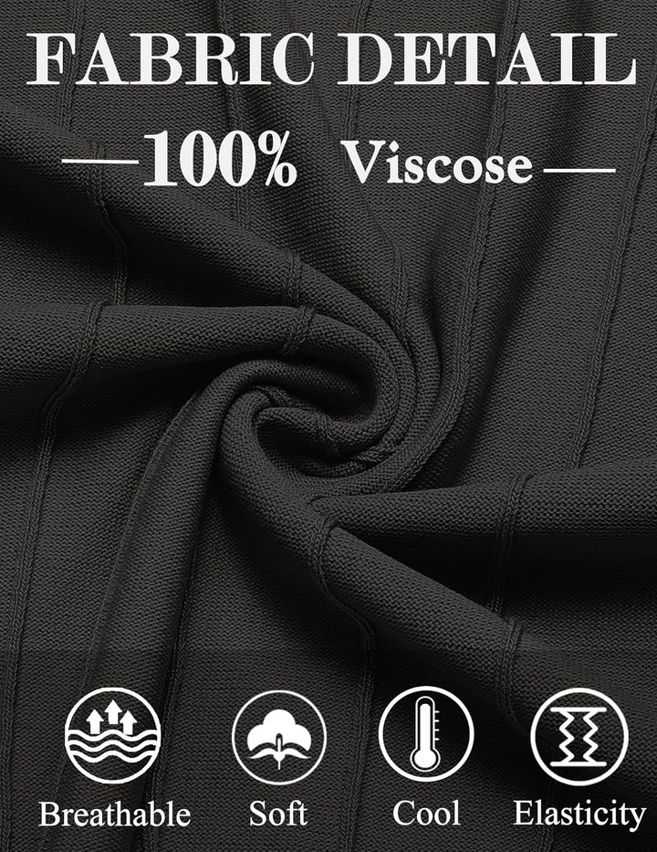 COOFANDY Men's T- Shirts Short Sleeve Knit Sweater Shirt Casual Crewneck Ribbed Pullover Tees